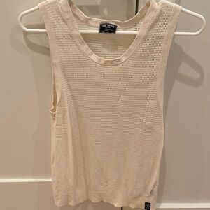 Todd Snyder Off-White Mesh Tank Top